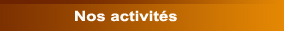 Nos activites